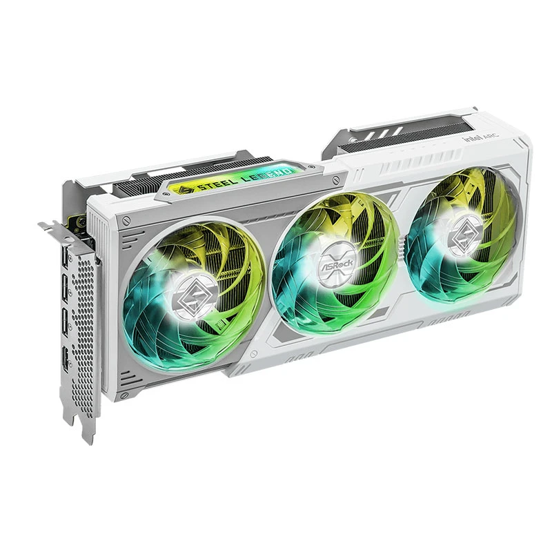 کارت گرافیک ازراک مدل Intel Arc B580 Steel Legend 12GB OC