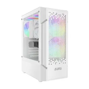 کیس کامپیوتر گیمدیاس مدل AURA GC7 ARGB WH