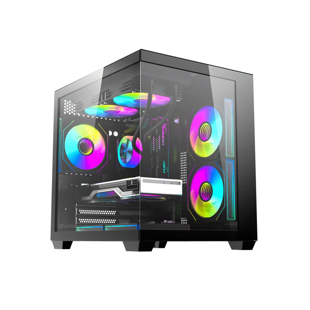 کیس کامپیوتر دارک فلش مدل B275 M-ATX Black - Image 5