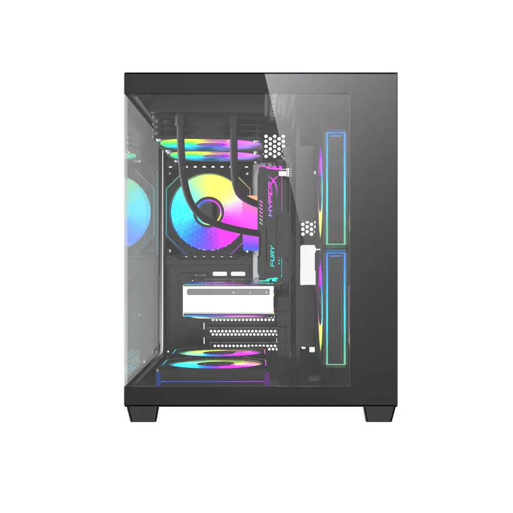 کیس کامپیوتر دارک فلش مدل B275 M-ATX Black - Image 3