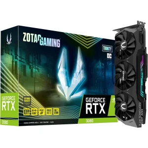 کارت گرافیک کارکرده زوتک مدل GeForce RTX 3080 Trinity OC White Edition حافظه 10 گیگابایت