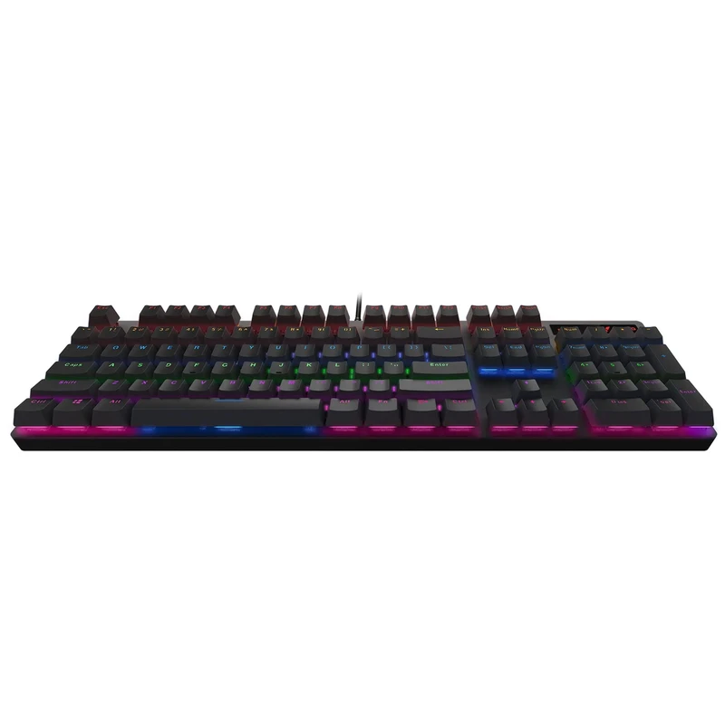کیبورد مخصوص بازی مکانیکی رپو مدل V500PRO، مکانیکال سوییچ آبی، Full size، نورپردازی RGB - Image 9