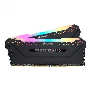 رم کامپیوتر DDR4 دو کاناله 3200 مگاهرتز CL16 کورسیر مدل VENGEANCE RGB PRO ظرفیت 16 گیگابایت