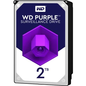 هارددیسک اینترنال وسترن دیجیتال مدل Purple WD10PURZ ظرفیت 2 ترابایت توربو برند