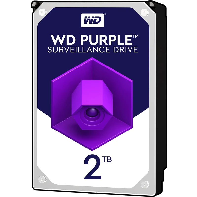 هارددیسک اینترنال وسترن دیجیتال مدل Purple WD10PURZ ظرفیت 2 ترابایت توربو برند