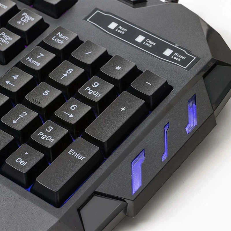 کیبورد گیمینگ هیسکا مدل HX-KEG400 RGB، سوییچ ممبران، Full-Size نورپردازی RGB - Image 4
