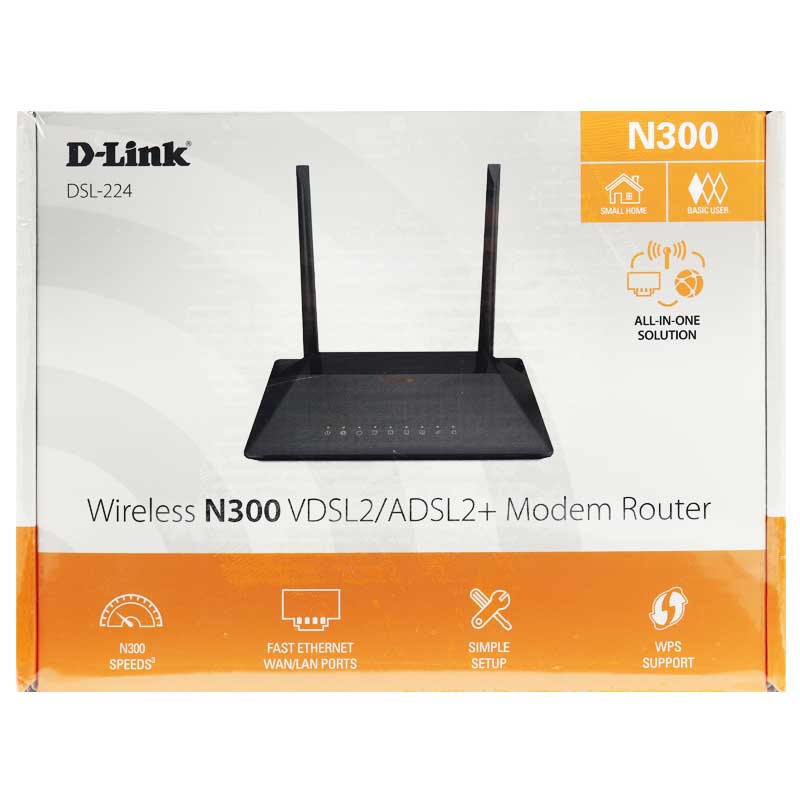 مودم روتر ADSL2+ / VDSL2 دی لینک DSL-224 - Image 4