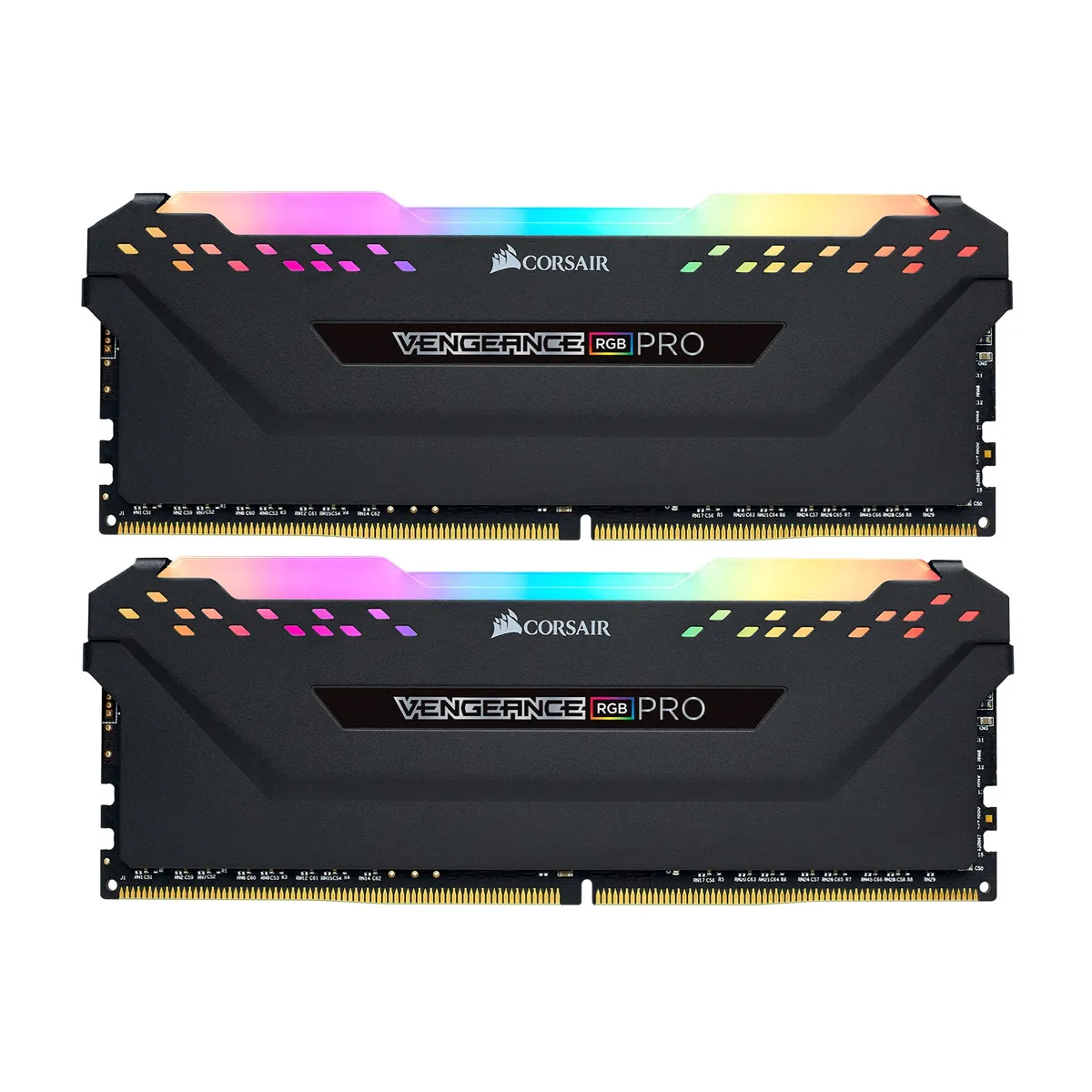 رم کامپیوتر کارکرده DDR4 دو کاناله 3600 مگاهرتز CL16 کورسیر مدل VENGEANCE RGB PRO ظرفیت 32 گیگابایت