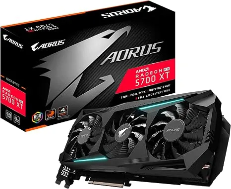 کارت گرافیک کارکرده گیگابایت GIGABYTE AORUS Radeon RX 5700 XT 8G