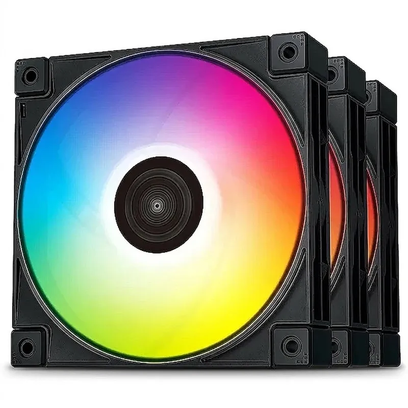 فن کیس کارکرده دیپ کول مدل FC120 BLACK بسته سه عددی