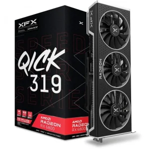 کارت گرافیک کارکرده ایکس اف ایکس مدل XFX RX6800 Qick 319 16Gb